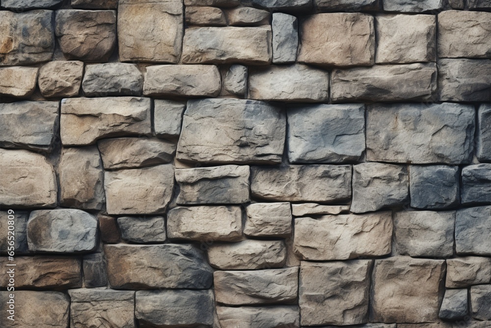 Fototapeta premium Rough, irregular stone or rock wall texture as a backdrop