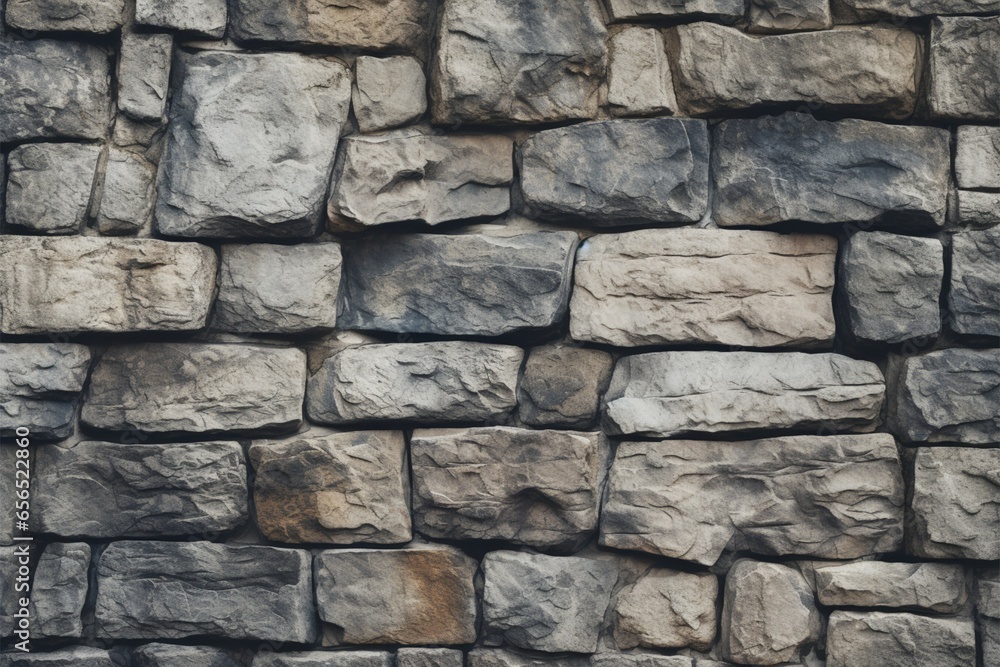 Fototapeta premium Unshaped stone or rock wall background, showcasing natural ruggedness