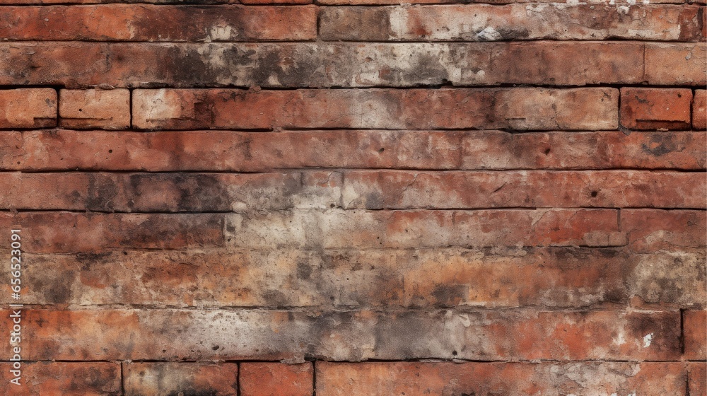 Red brick wall seamless background, texture pattern for continuous replicate Red brick wall seamless background, texture pattern for continuous replicate