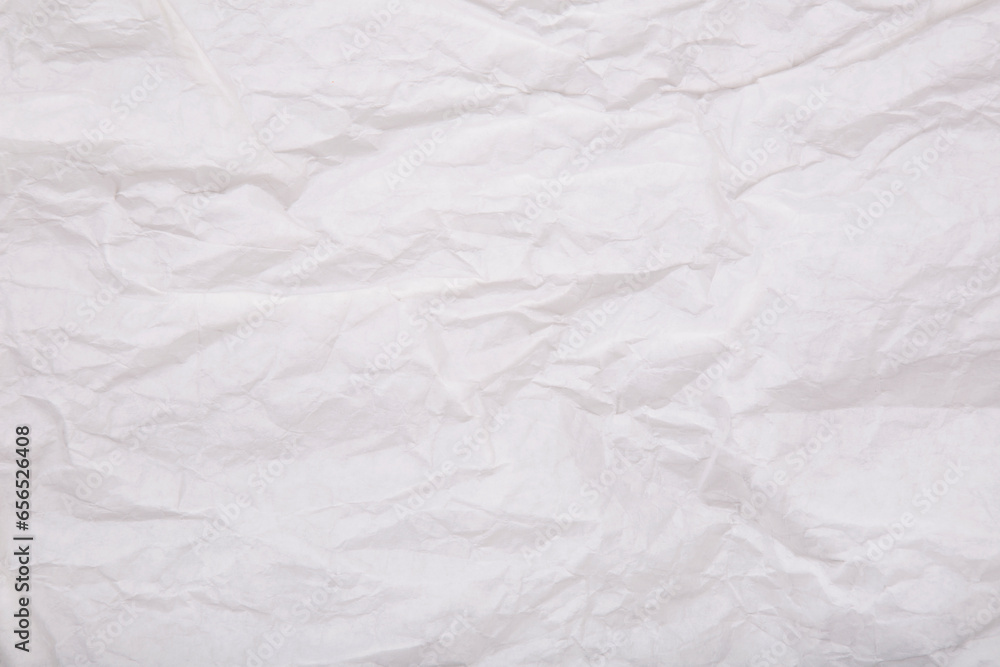 Fototapeta premium white crumpled paper textured background