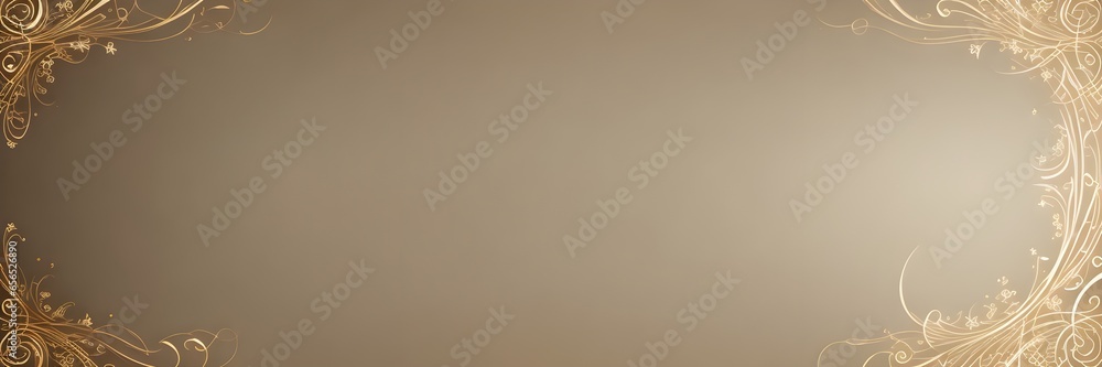 Luxury banner with golden border. Abstract background with elegant gold frame. Luxury banner with golden border. Abstract background with elegant gold frame.
