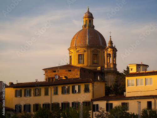 Italia, Toscana, Firenze, cupola della chiesa del Cestello