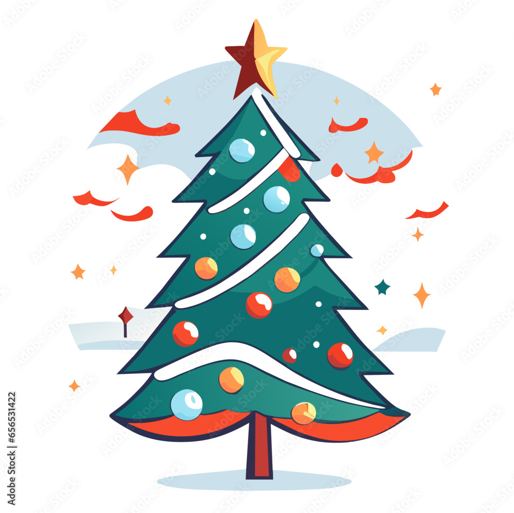 Christmas tree, winter festival snow santa claus Christmas celebration Christmas tree, winter festival snow santa claus Christmas celebration