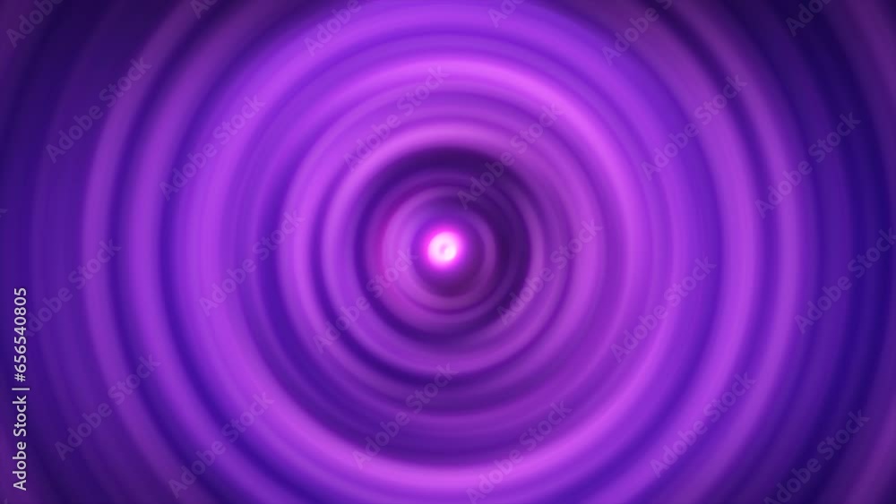 Abstract background of bright purple glowing energy magic radial circles of spiral tunnels made of lines Abstract background of bright purple glowing energy magic radial circles of spiral tunnels made of lines