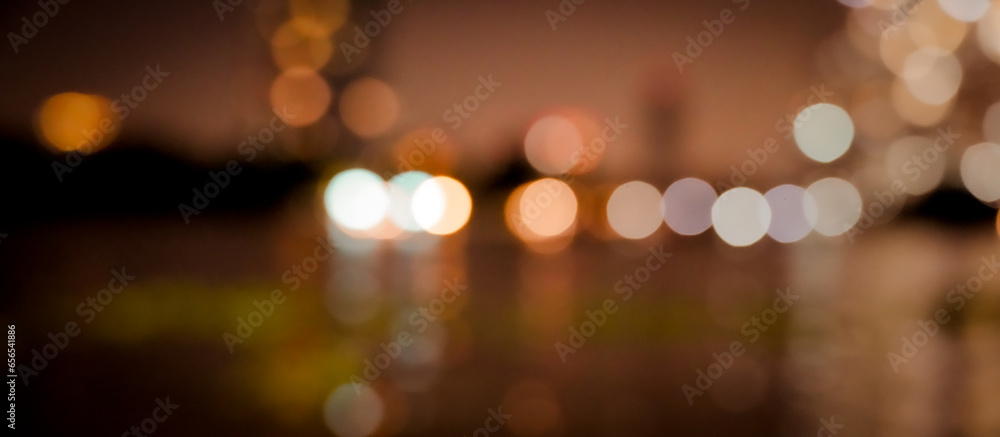 Fototapeta premium lights on the street