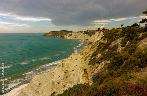 Panoramica della Scala dei Turchi in Sicilia 9642