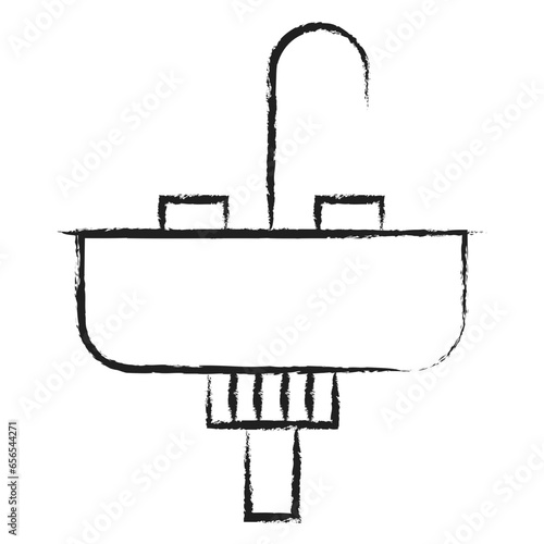 Hand drawn Sink icon
