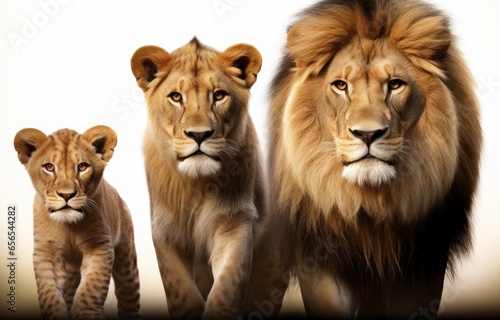 lion family  image created with ia  Generative AI