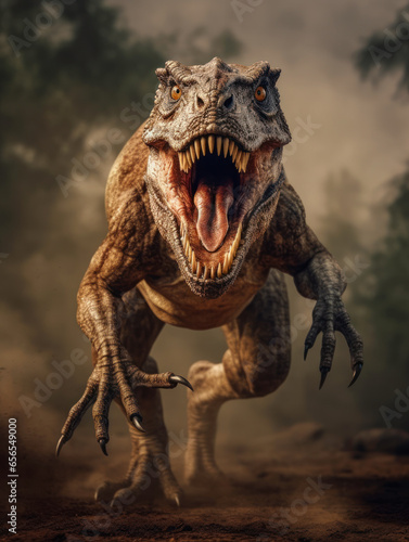 Realistic dinosaur for decorations © PolacoStudios