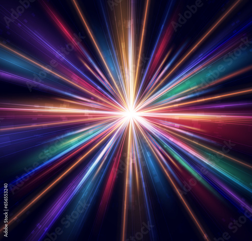 Abstract technological futuristic background. Motivational fast moving speed lines. Futuristic dynamic motion technology. Template of express lanes, lines. for games, business cards, posters, banners.