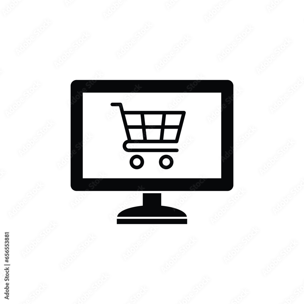 shopping cart icon vector online shopping sign online store shop shopping cart icon vector online shopping sign online store shop