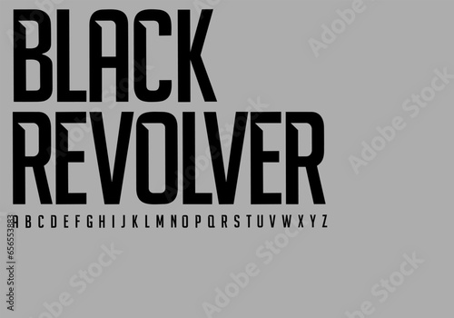 Modern Bold Font. Typography urban style alphabet fonts for fashion, sport, technology, digital, movie, logo design, vector illustration