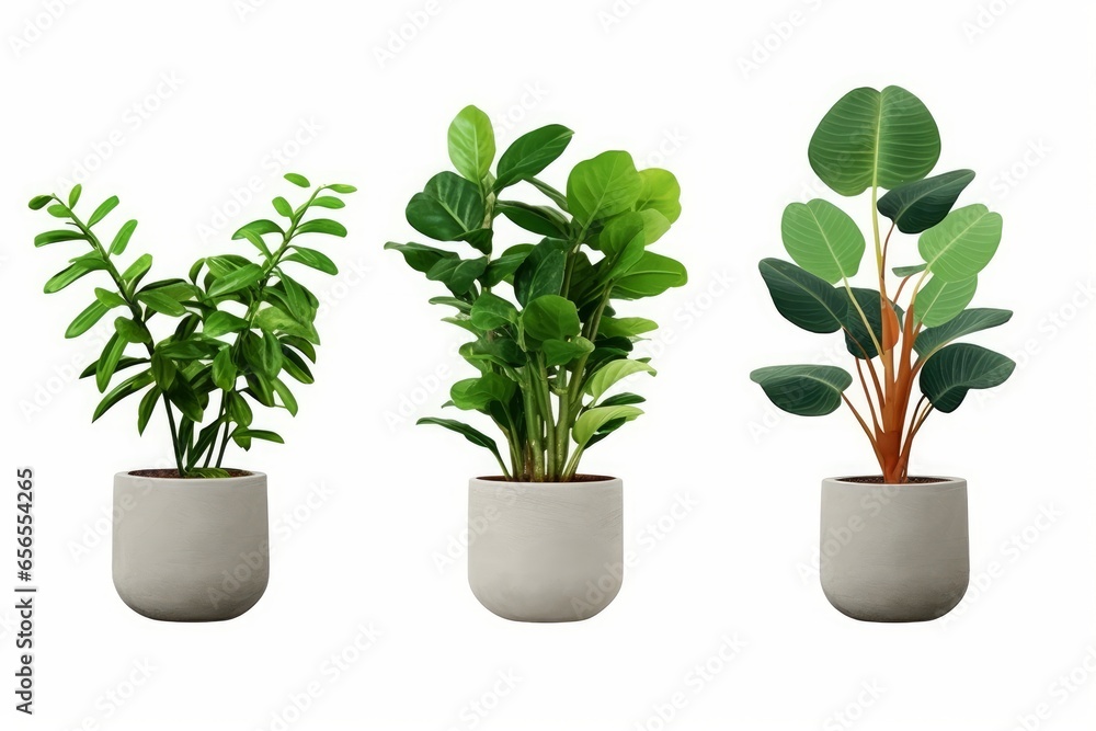 set of plant in a pot, Generative AI