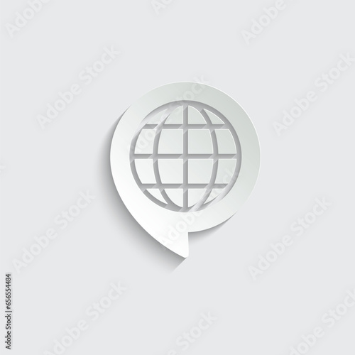 Language translation icon vector, change language icon 