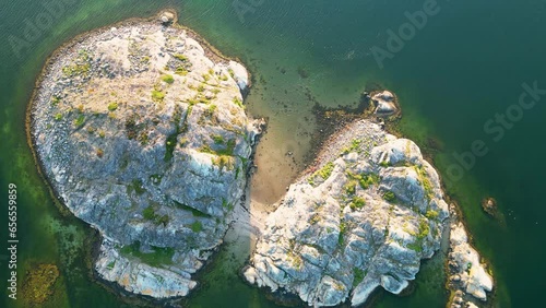 Aerial view of Sweden Islands photo