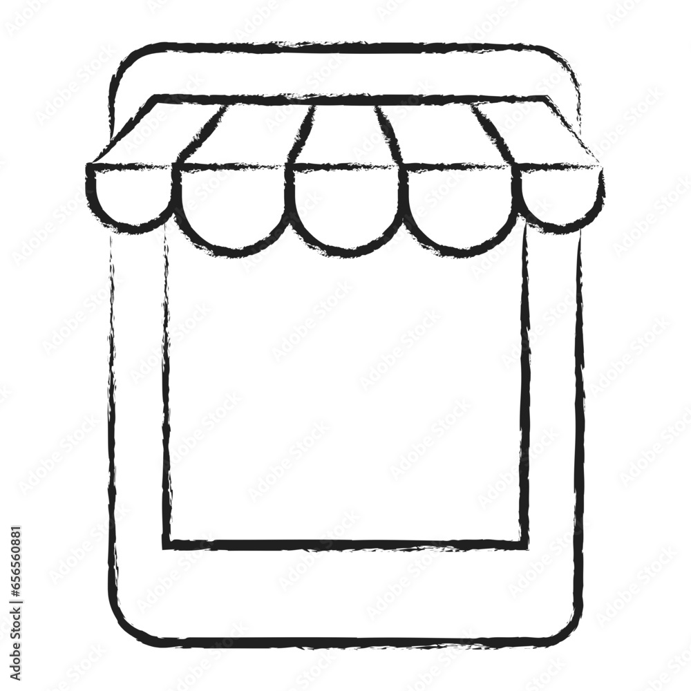Hand drawn Tab Shop icon Hand drawn Tab Shop icon