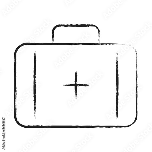 Hand drawn Medical Kit icon