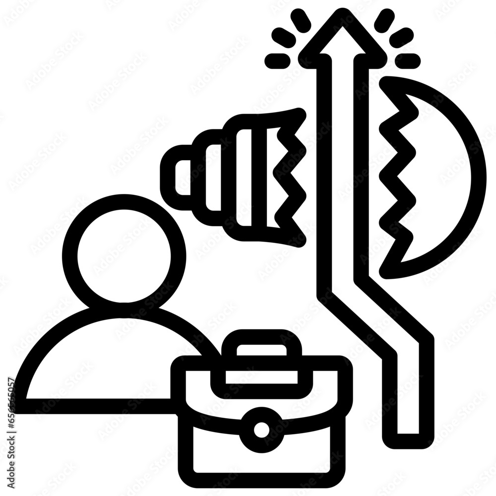 High Facture Outline Icon High Facture Outline Icon