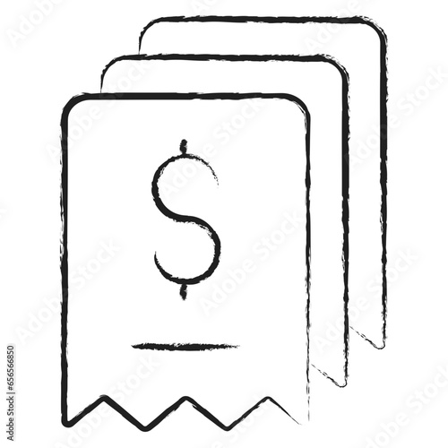 Hand drawn Payroll icon © kiran Shastry