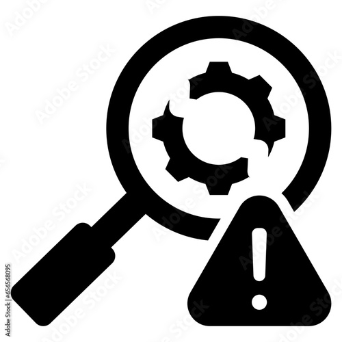 Quality Defects Glyph Icon