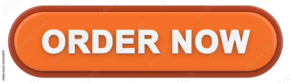 Fototapeta premium Order now button. 3D illustration.