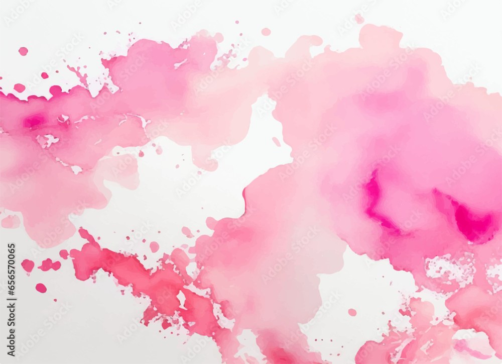 Pink watercolor background, abstract background with paint, Red watercolor Pink watercolor background, abstract background with paint, Red watercolor
