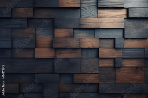 Wood texture background  floor or wall wood plank pattern. Generative AI