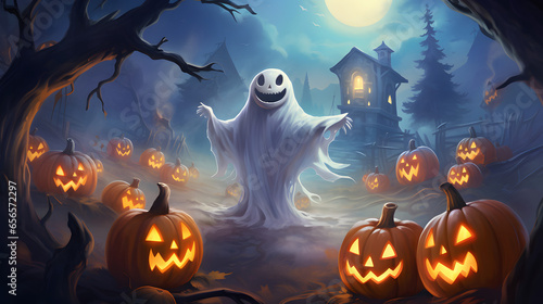 Halloween theme pics generated by AI