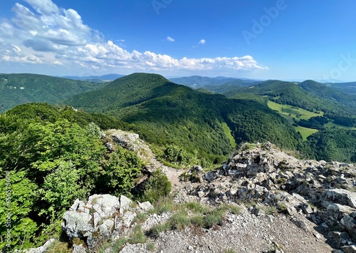 view of the landscape from the top of Vapec photo