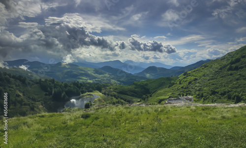 Nature's Canvas: A Panoramic Journey Through the Alps © Freya