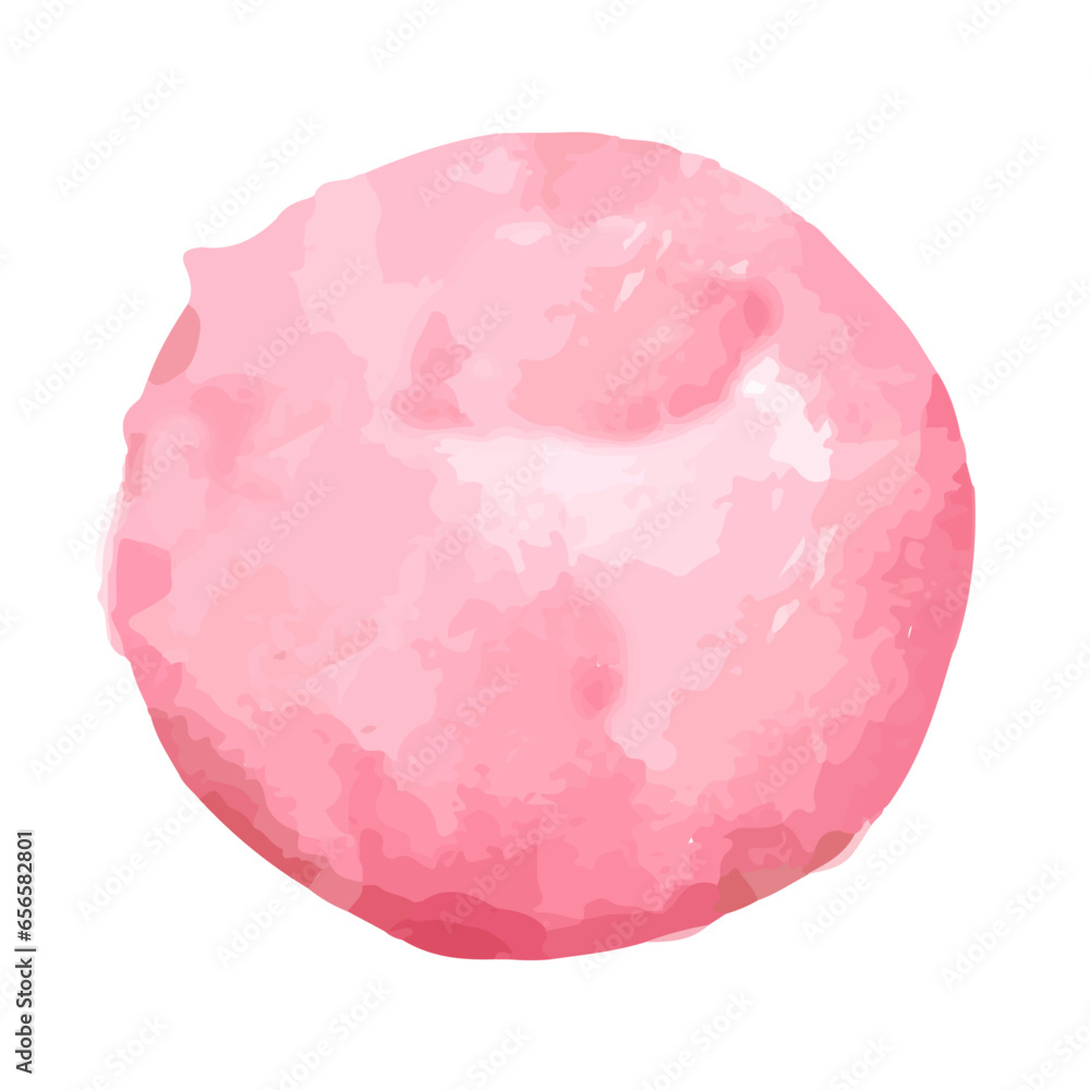 Pink crystal ball, Abstract pink watercolor water splash set on a white background Pink crystal ball, Abstract pink watercolor water splash set on a white background