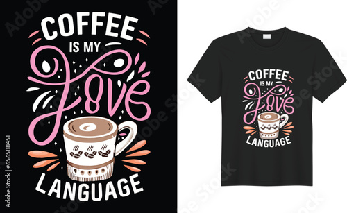 Coffee Typography  calligraphy  lettering  Hand drawing  poster  funny print Vector t-shirt design. Vintage  Good  best  hot  smell  love quote SVG cut files. Drink  text  black  slogan  inspirational