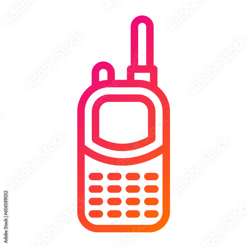 Walkie talkie Vector Icon Design Illustration