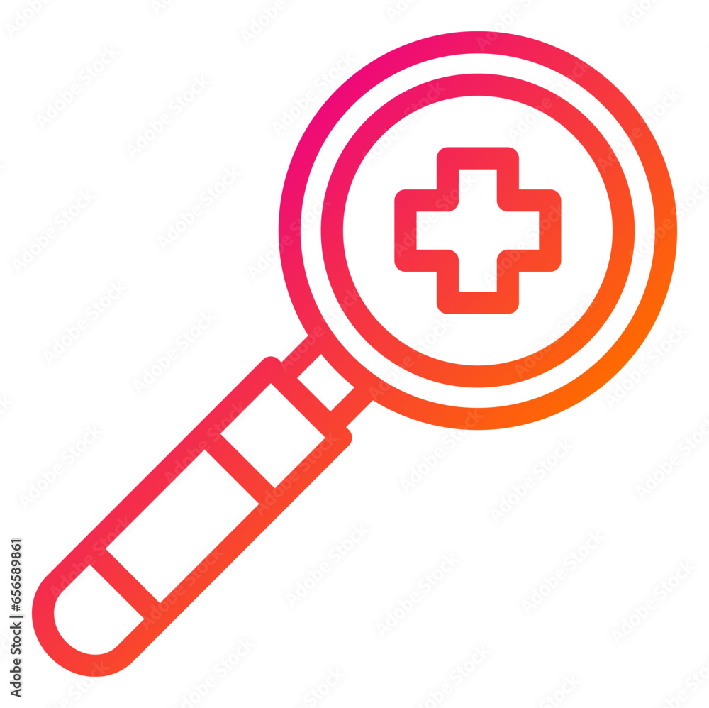 Obraz premium Research Vector Icon Design Illustration