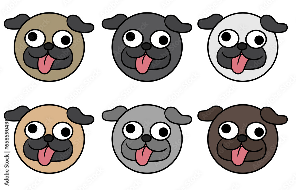 Fototapeta premium Pug Face