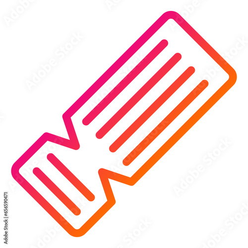 Ticket Vector Icon Design Illustration