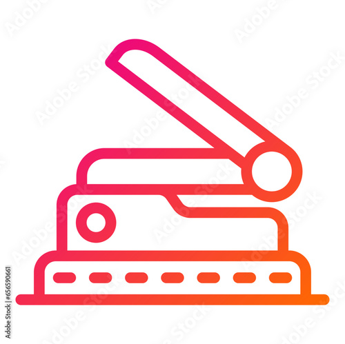 Hole Puncher Vector Icon Design Illustration