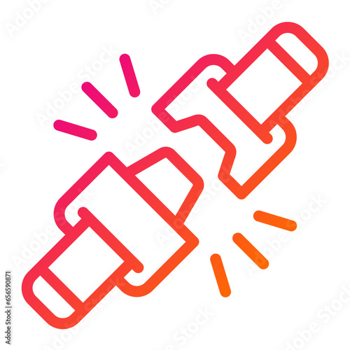 Seat belt Vector Icon Design Illustration