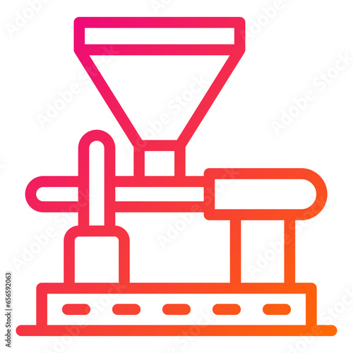 Coffee Mill Vector Icon Design Illustration