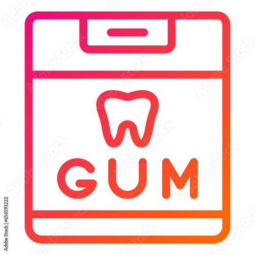 Chewing Gum Vector Icon Design Illustration