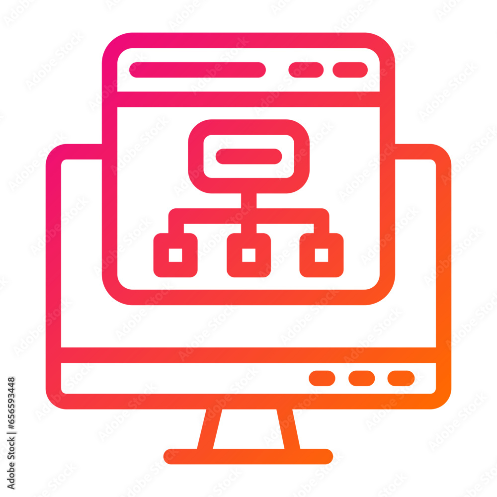 Flowchart Vector Icon Design Illustration Flowchart Vector Icon Design Illustration