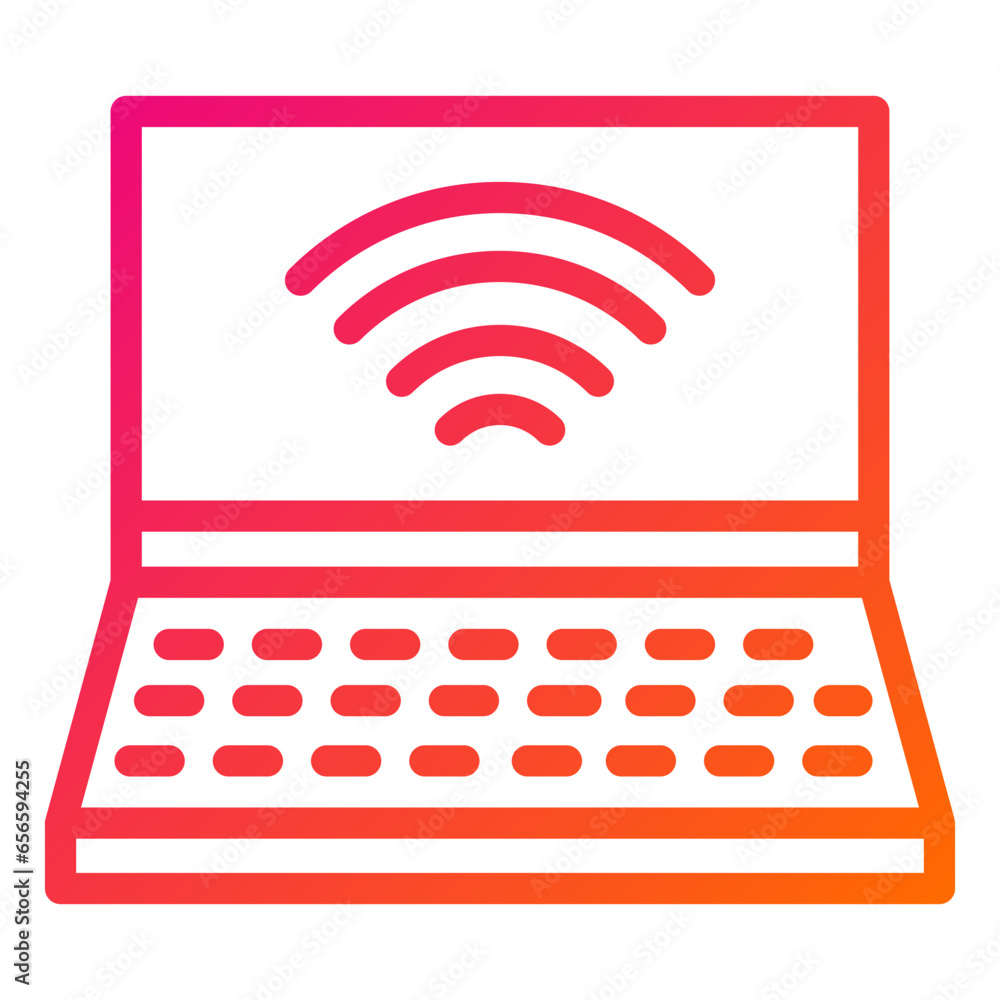 Laptop Vector Icon Design Illustration Laptop Vector Icon Design Illustration