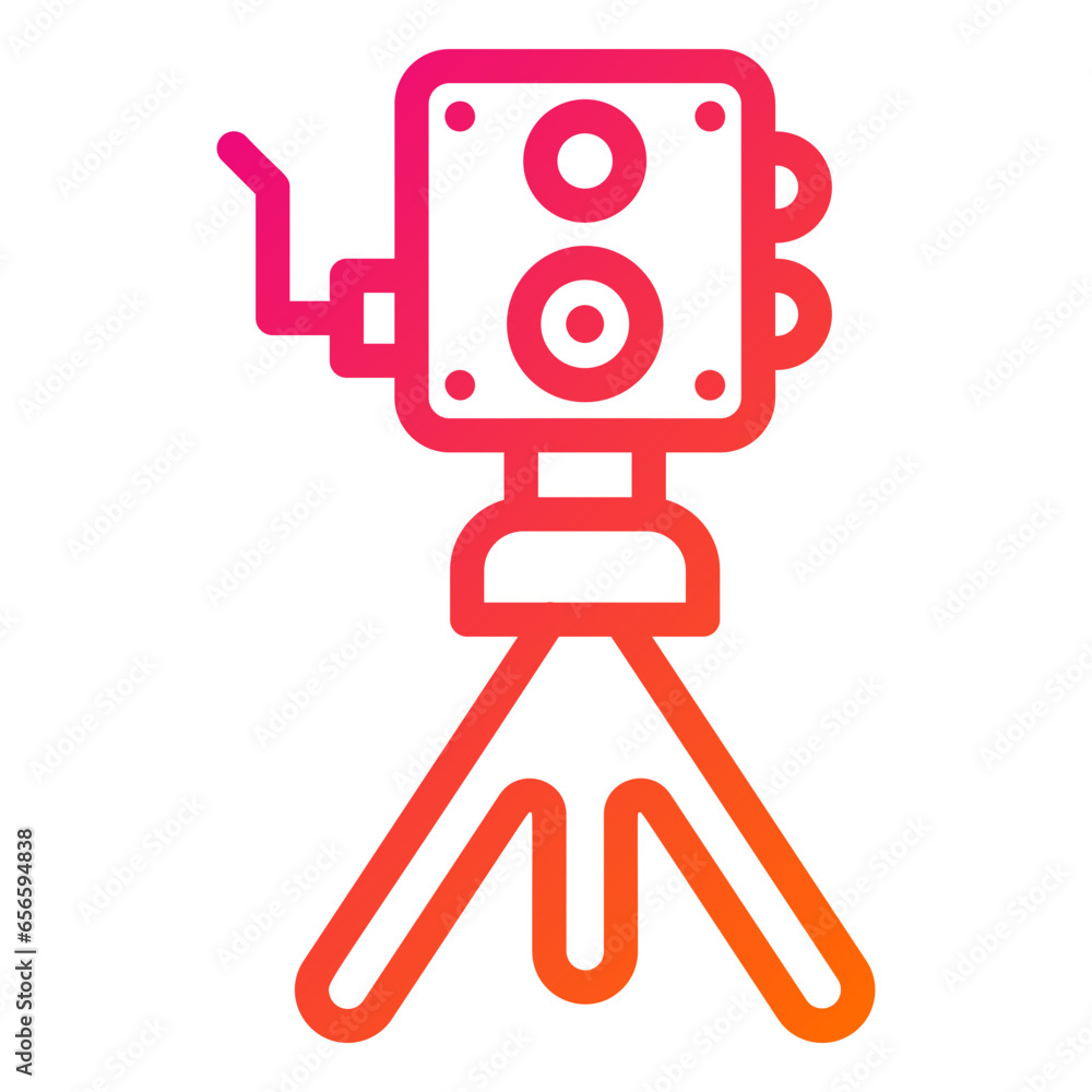 Old camera Vector Icon Design Illustration Old camera Vector Icon Design Illustration