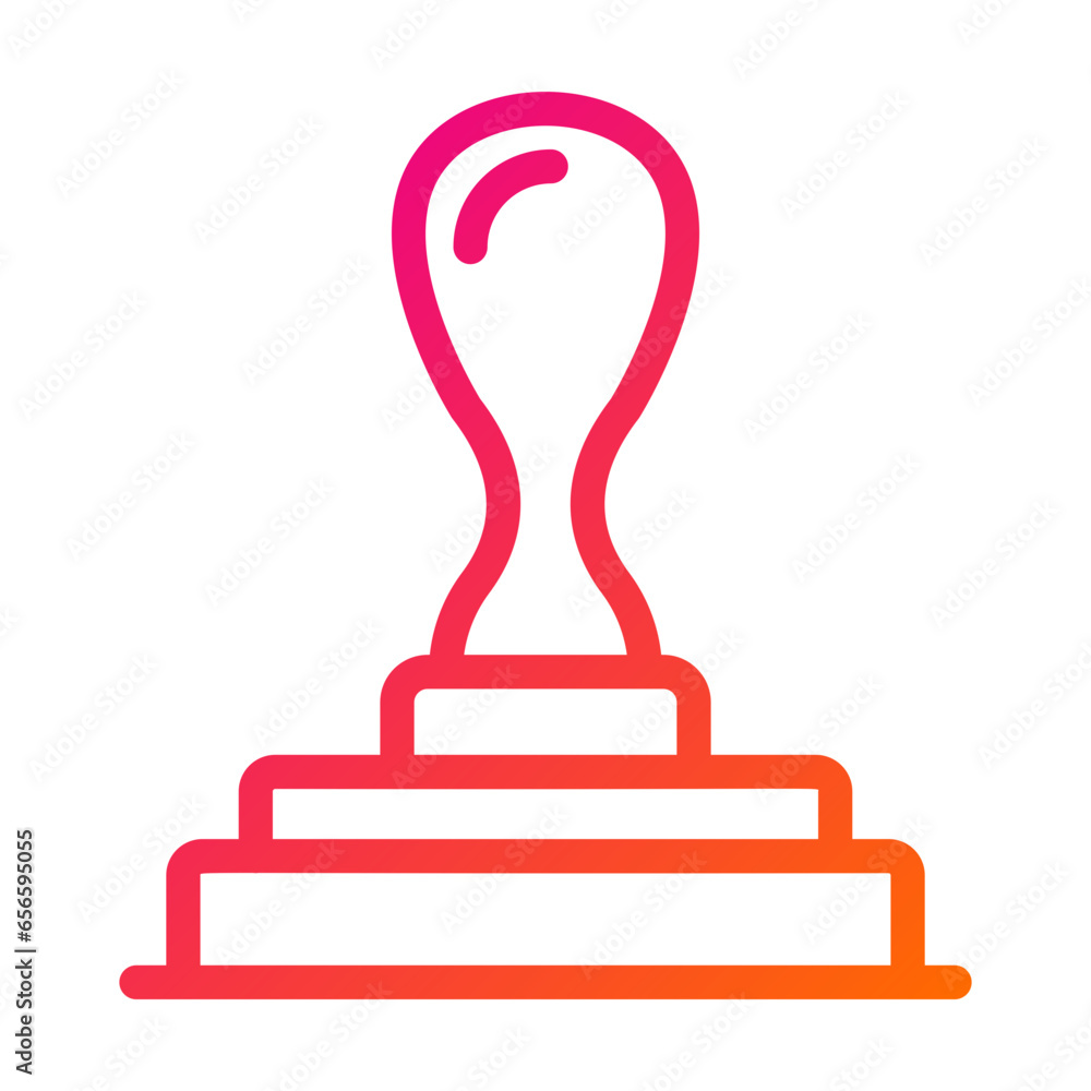 Rubber Stamp Vector Icon Design Illustration Rubber Stamp Vector Icon Design Illustration