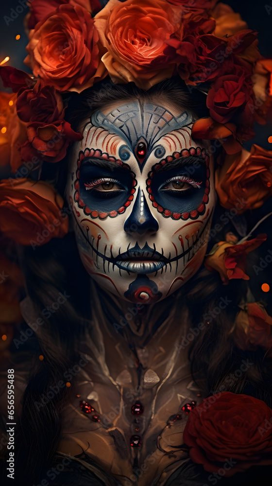 Día de los Muertos - Day Of Day - Portraits Generated by AI Día de los Muertos - Day Of Day - Portraits Generated by AI