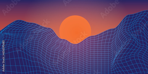 Foto Mountain background vector