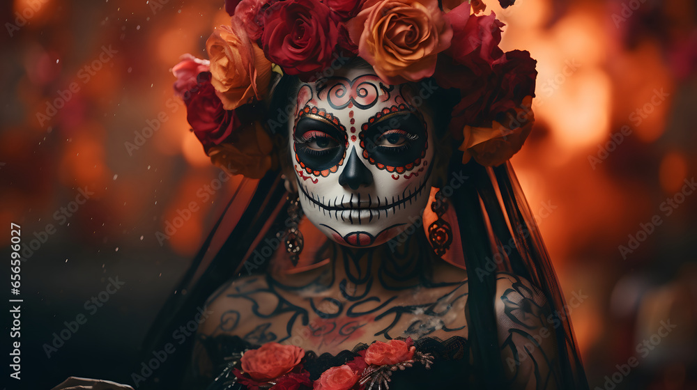 Día de los Muertos - Day Of Day - Portraits Generated by AI Día de los Muertos - Day Of Day - Portraits Generated by AI