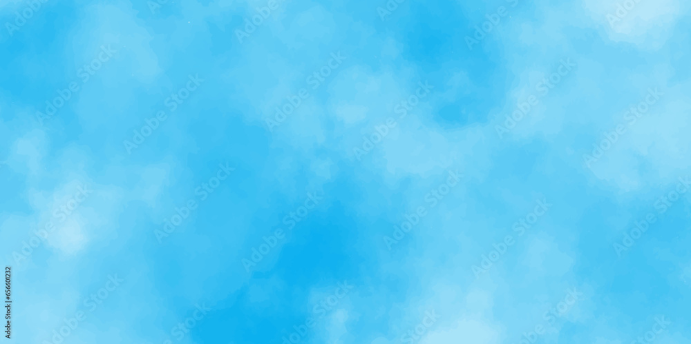 Blue texture painted paper with light color, Bright blue cloudy watercolor paper texture,Cloudy watercolor shades shinny and fresh blue sky background, Beautiful and cloudy blue paper texture,	