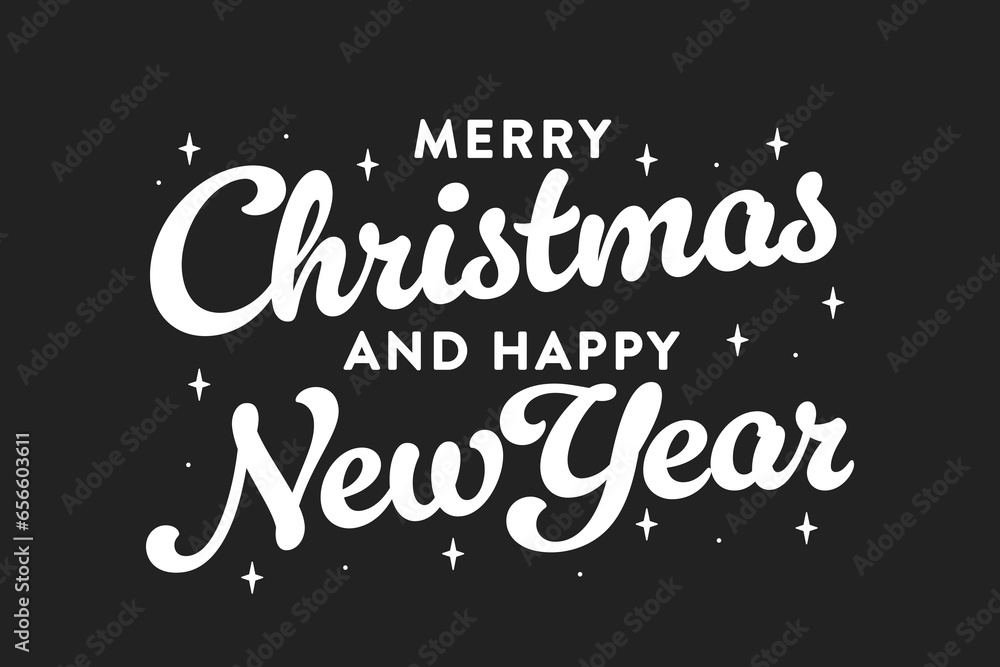 Merry Christmas Background, Happy New Year Background, Christmas Illustration, Merry Christmas and Happy New Year, Christmas Card, New Years Card, Christmas Greeting Card, Holiday Background, Vector 