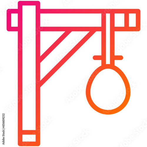 Gallows Vector Icon Design Illustration